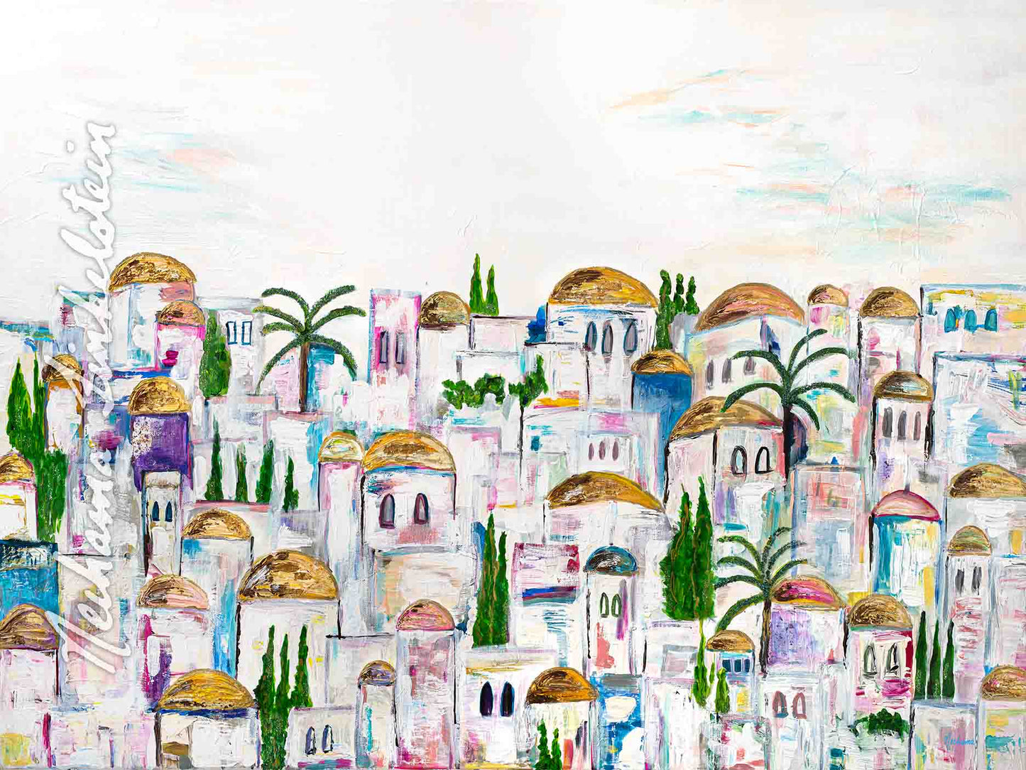 Joyous Jerusalem Fine Art Paper Print
