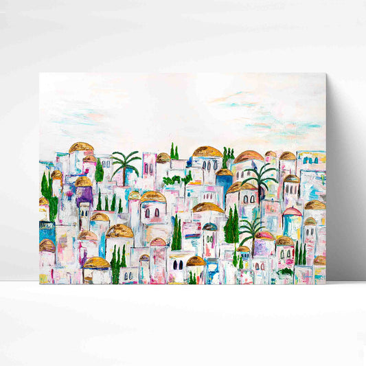 Joyous Jerusalem Fine Art Paper Print