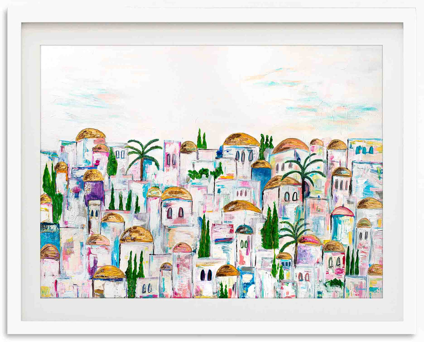 Joyous Jerusalem Fine Art Paper Print