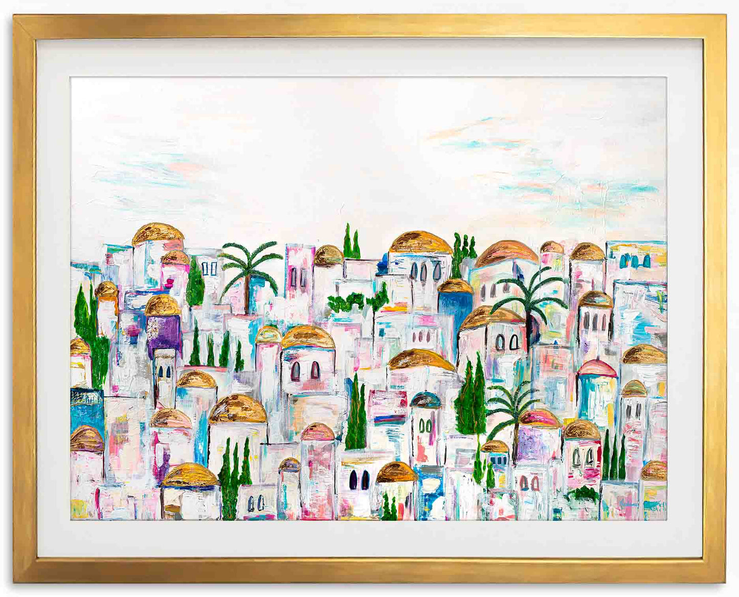 Joyous Jerusalem Fine Art Paper Print