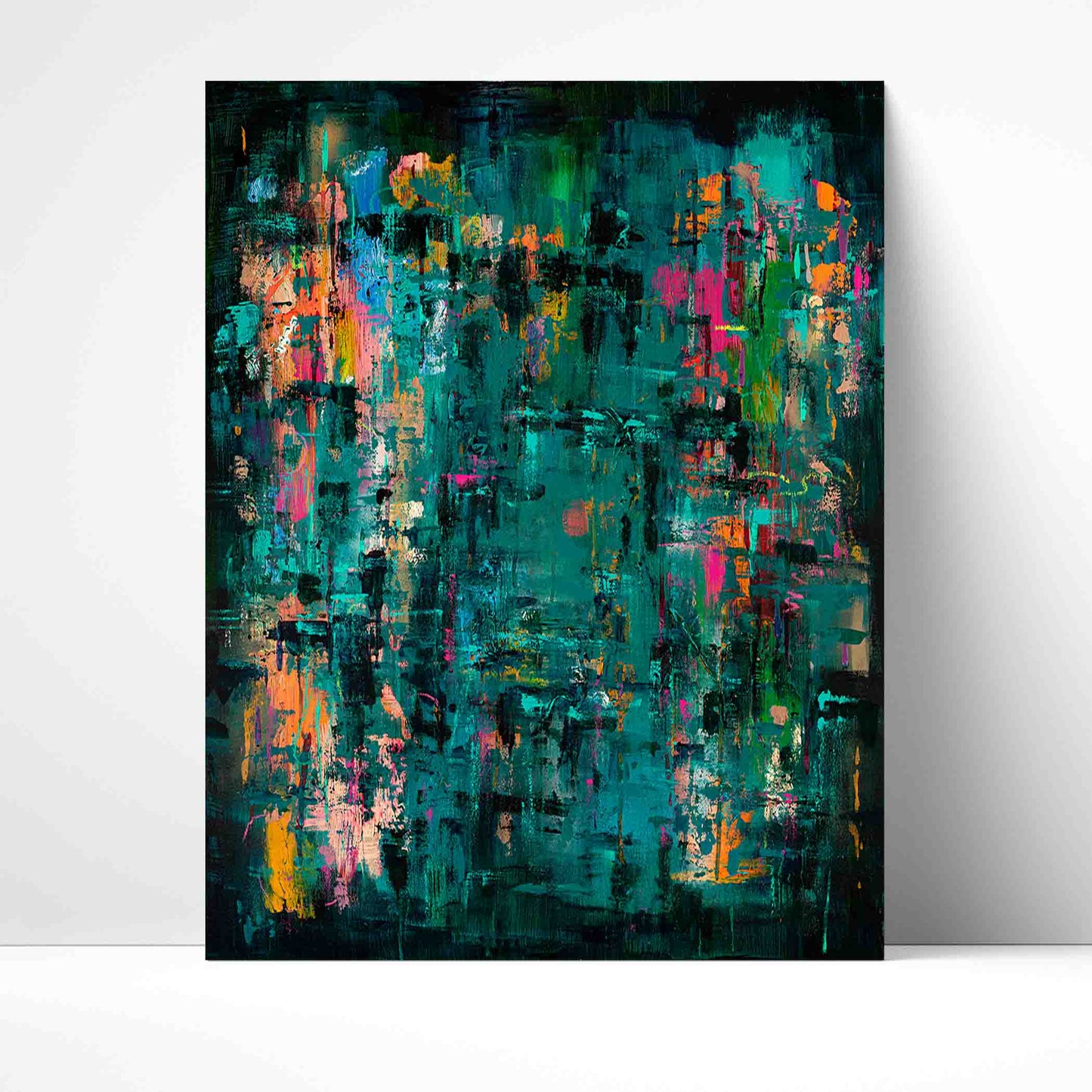 Turquoise Expressions Fine Art Paper Print