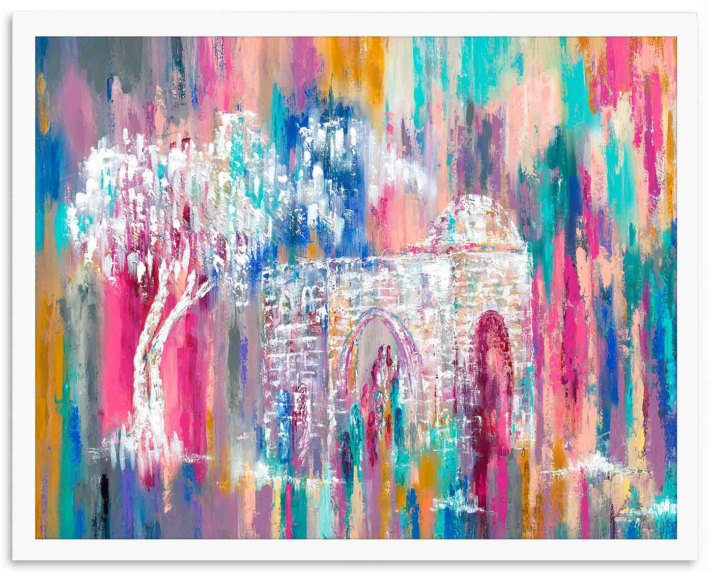 Vibrant Kever Rochel Fine Art Paper Print