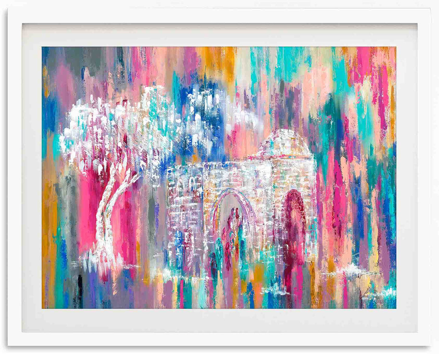 Vibrant Kever Rochel Fine Art Paper Print