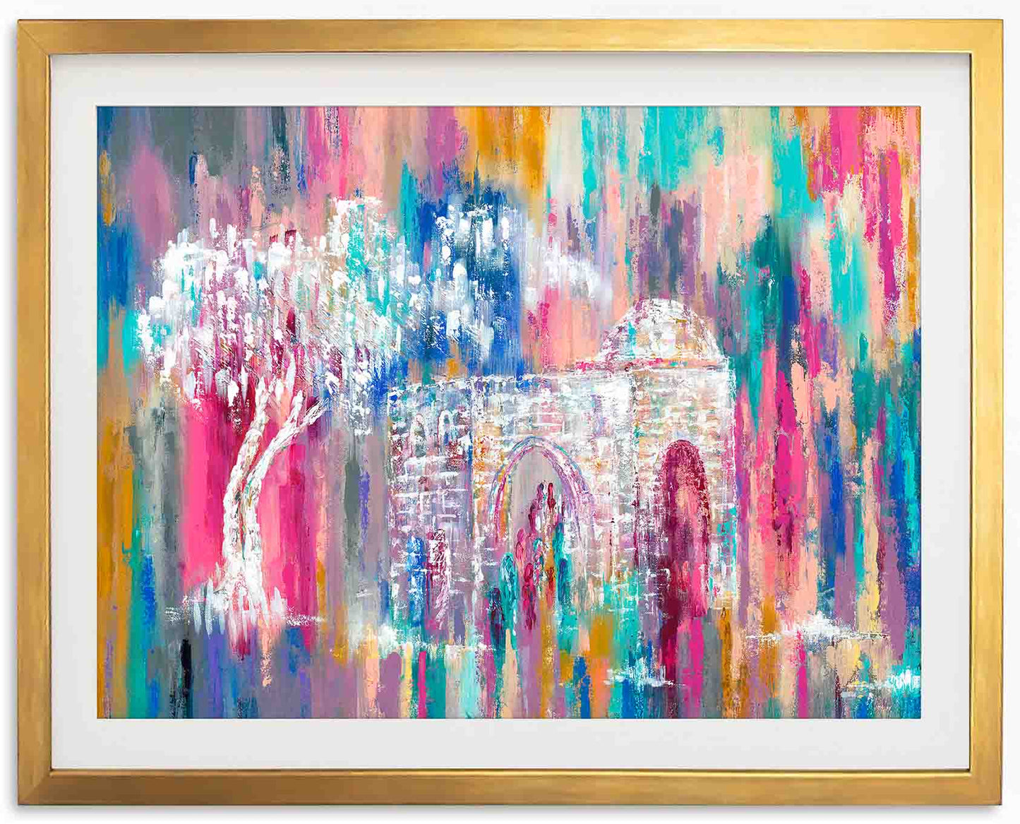 Vibrant Kever Rochel Fine Art Paper Print